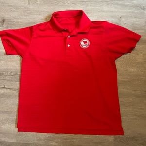 Red golf polo size. Mens M